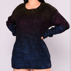 Glitz and Glamour oversized sweater Fashion Nova